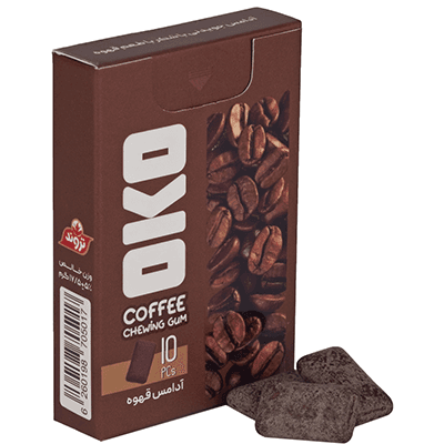 OKO Kaugummi Kaffee Packung mit 10 Stück