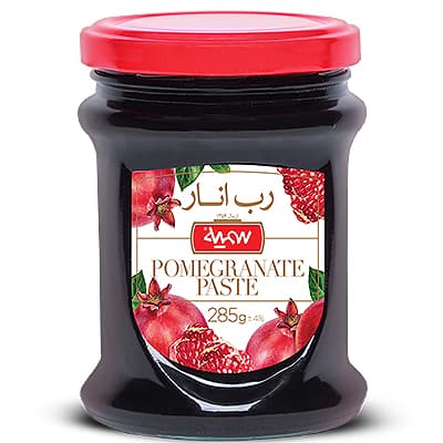 Sirop de grenade en verre de 285 grammes