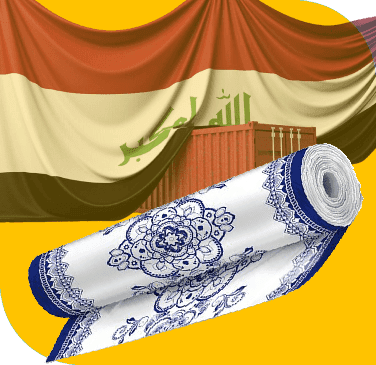 Exportation de nappes jetables vers l'Irak
