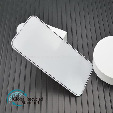 Produit de l'usine de protection d'écran ECO film en verre recyclable pour iPhone 15 14 Pro film en verre transparent