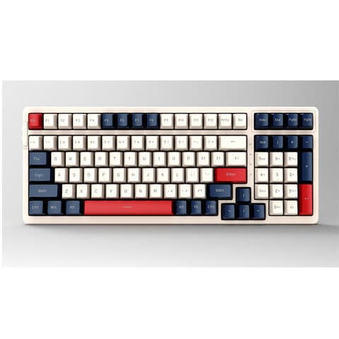 Wireless mechanical gaming keyboard with factory price 2.4 GHz + Bluetooth for desktop computer gamers