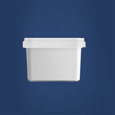 Récipient carré 650 cc, 120x120