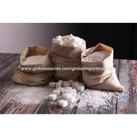 Refined white sugar in bulk from the factory