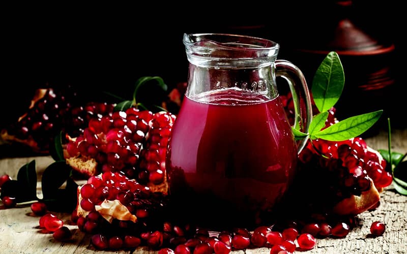 Pomegranate juice at a reasonable price and delicious from Mojtaba.