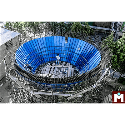 stampo a sezione circolare modulare