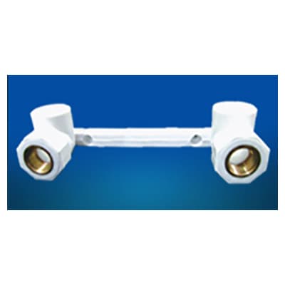 giunto a gomito doppio con bushing
