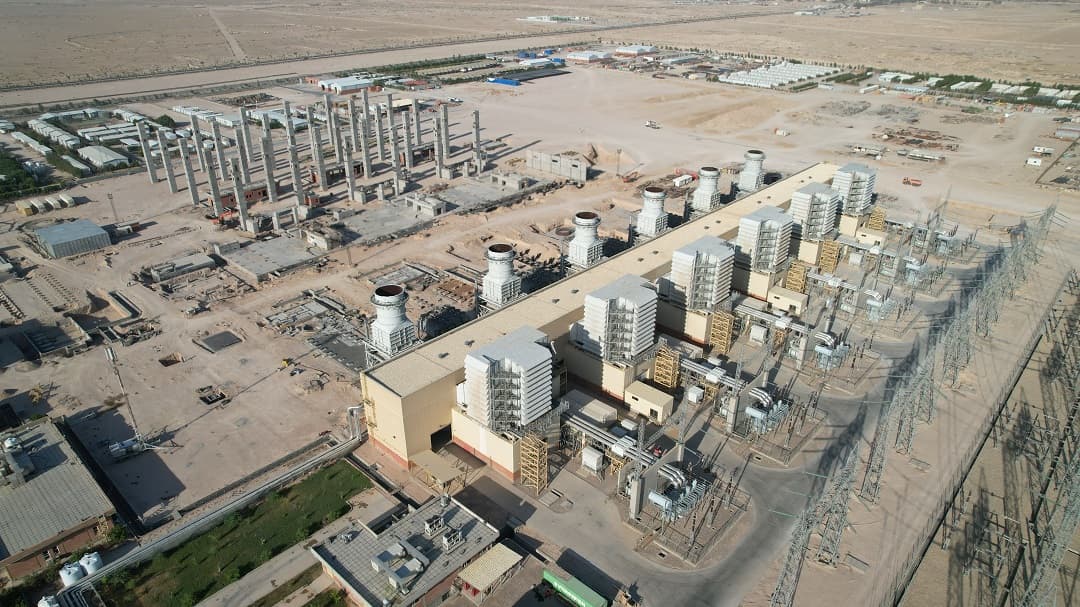 Temporary delivery of unit 12 gas of the combined cycle power plant Ramileh by the efforts of the experts of Mapna Group