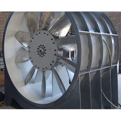 Ventilador axial con un diámetro de 1800 milímetros