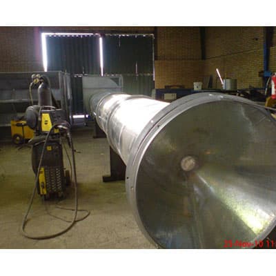 Canal de prueba aerodinámica de ventiladores centrífugos