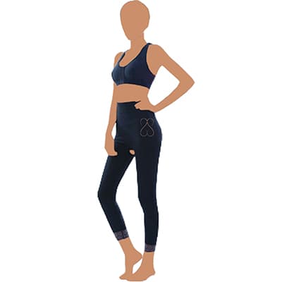 塑形裤脂肪抽吸大腿和小腿，女性大腿提升，款式代码 13263