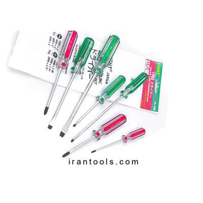 Light CL-700 7-piece glass handle screwdriver set