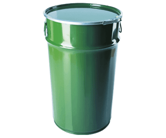 Open conical metal barrels