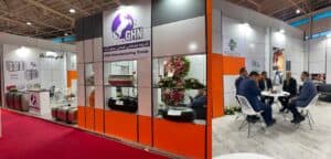 La presencia del grupo de producción Quds Najafabad en la decimonovena exposición de piezas de automóviles de Teherán.