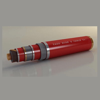 Wire high voltage cables with lead coating and protection