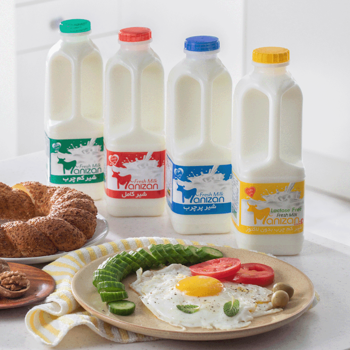 Magermilch ohne Laktose ESL Manizan