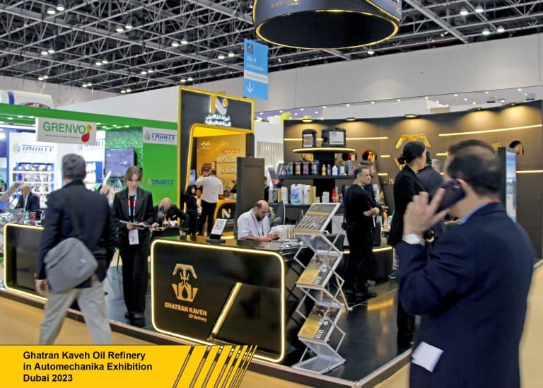 Die Ölraffinerie Ghatrān Kāveh auf der Automobilmesse Automechanika