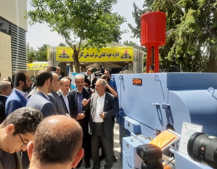 Unveiling of the first locally developed Ex p explosion-proof electric motor in Iran