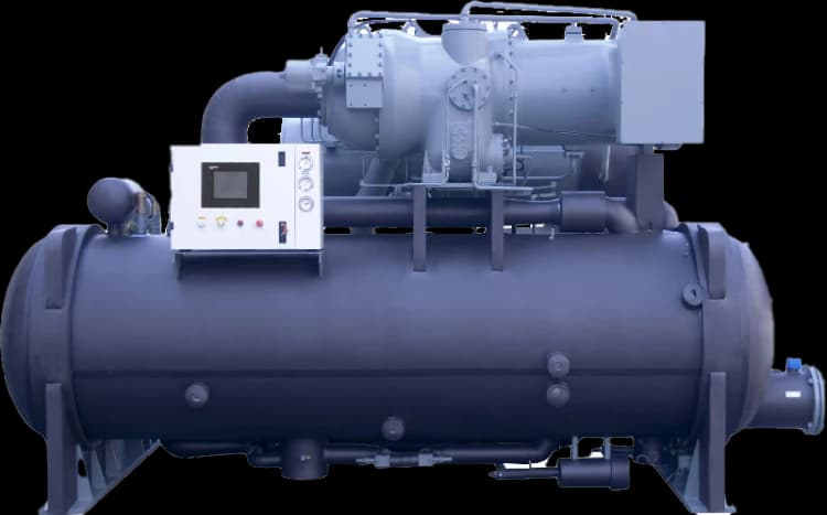 Centrifugal flooding chiller