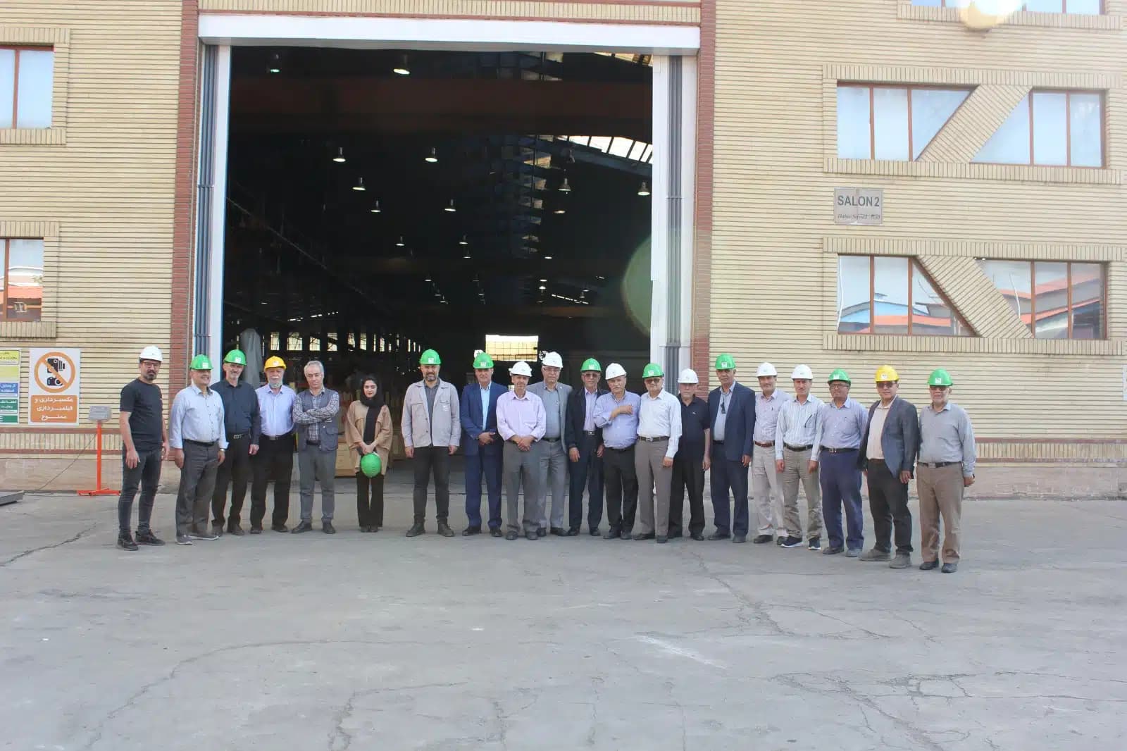 Visita de los miembros del sistema de ingeniería de Babol a DaboSanaat