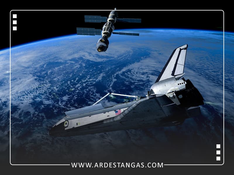 The use of oxygen in shuttles and international space stations