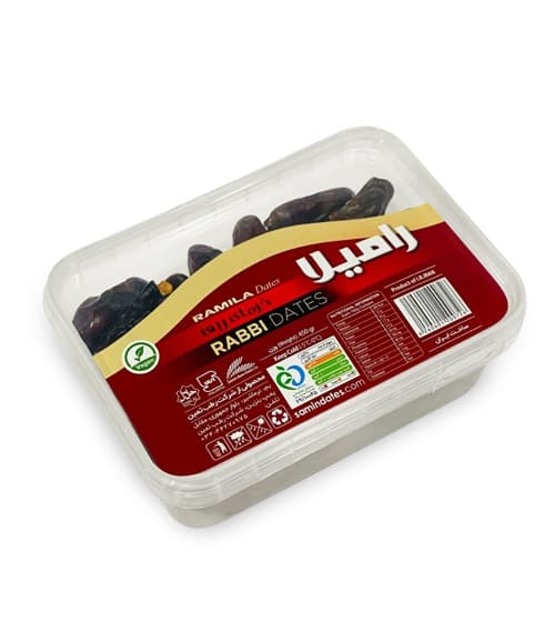 Dattes Ramiila - Contenant transparent de 450 grammes IML