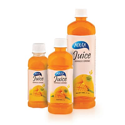 Boisson sans gaz à la mangue Aota