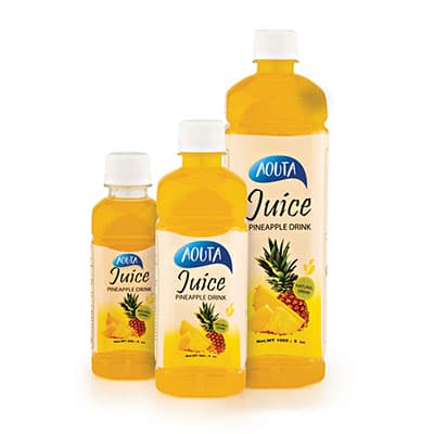 Boisson sans gaz ananas Aouta