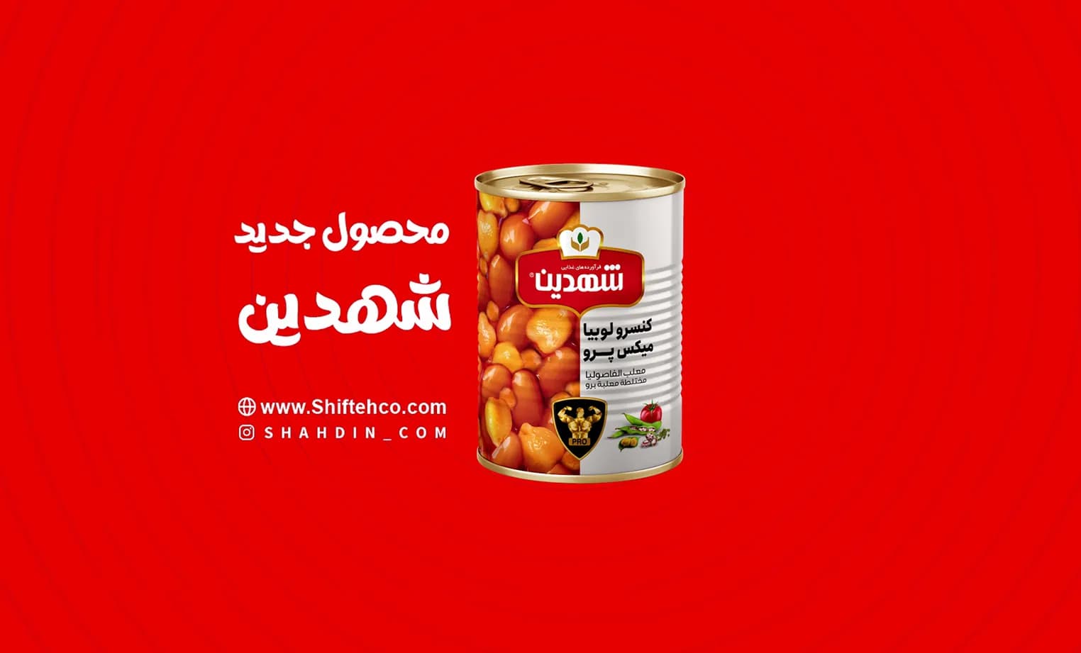 Introducción y lanzamiento del nuevo producto del holding Shifteh Aray Shargh con la marca Shahdin.