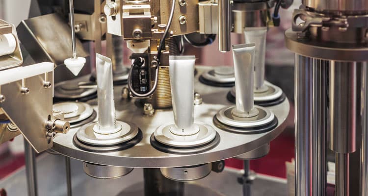 Purchase of tube filling machine for cosmetic and hygiene products