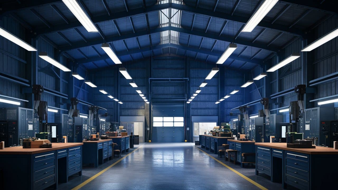 8 important factors in the lighting of warehouses and industrial workshops