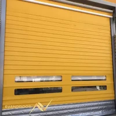 Hybrid rapid-opening doors