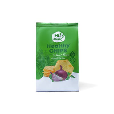 Salut ! Chips au goût d'oignon et de persil