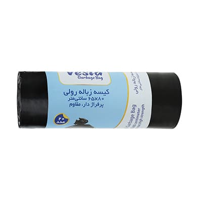 Schwarze Rollmüllsäcke von Vesta