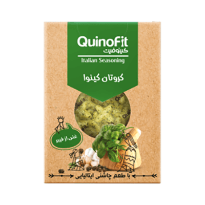 Croute de quinoa avec assaisonnement italien