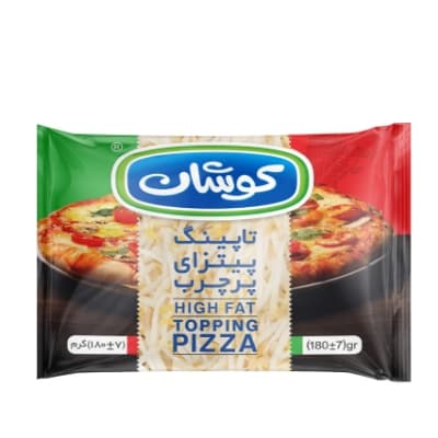 fromage à pizza de 180 grammes coloré