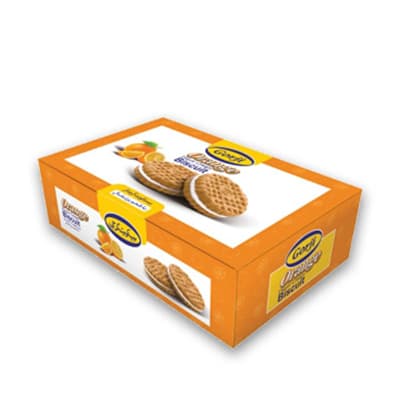 Biscuit crémeux à l'orange