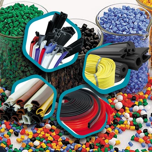 PVC granules for extruded profiles: the foundation for producing precise and high-quality parts.