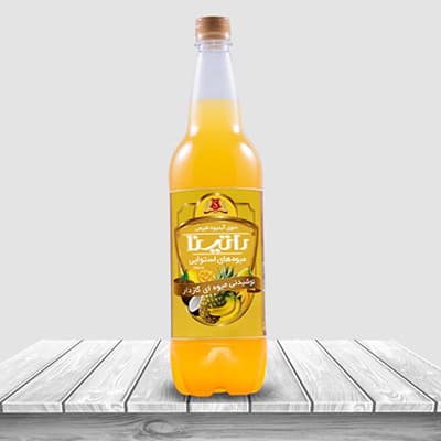Soda fruitée gazeuse bouteille 1000 cc