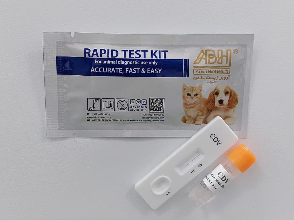 Production de kits de diagnostic rapide pour trois maladies importantes des animaux de compagnie.