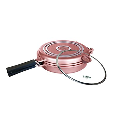 Happy Kitchen double-sided pan model Stoneline size 28 (3-piece set)