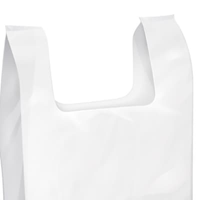 weiße Tragetasche aus Nylon