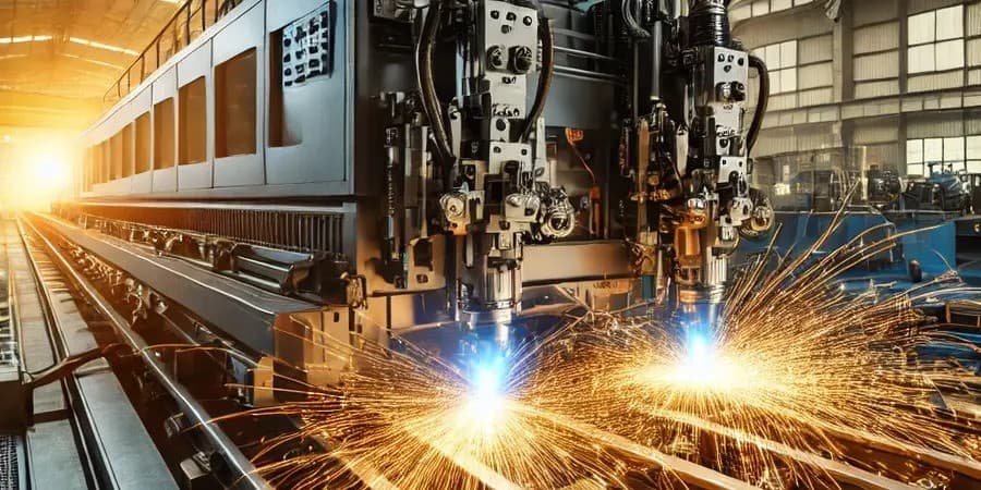 SCM-R-02 dual torch rail cutting machine: Precision and efficiency in metal cutting