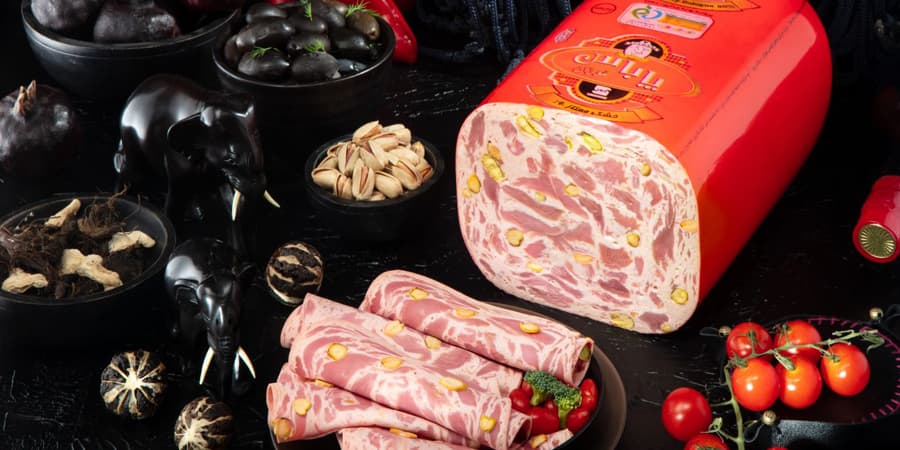 Prosciutto di carne di alta qualità 90%