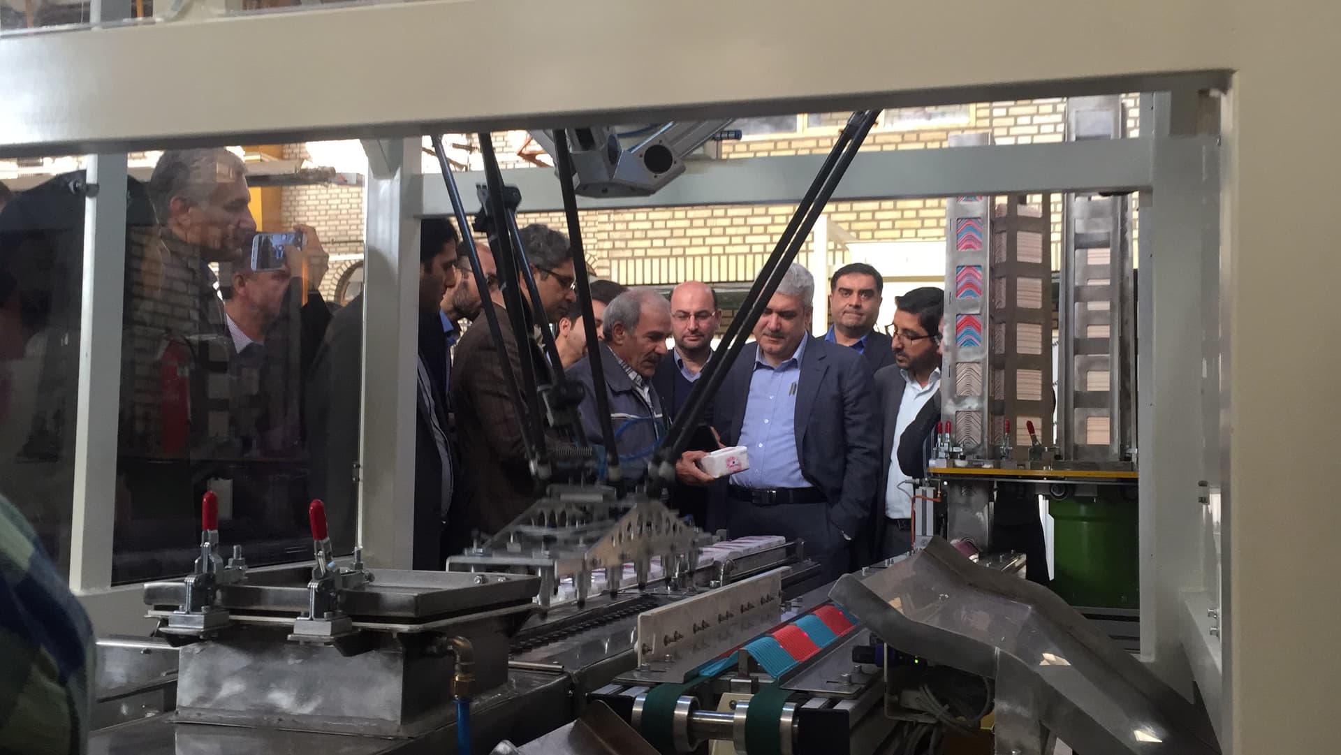Visit of the Vice President to Mah Machine Arya Company