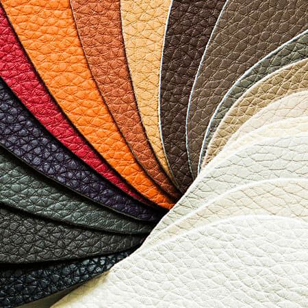 Leather and fabric