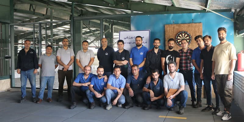Holding the final dart competitions of Azar Garma Company