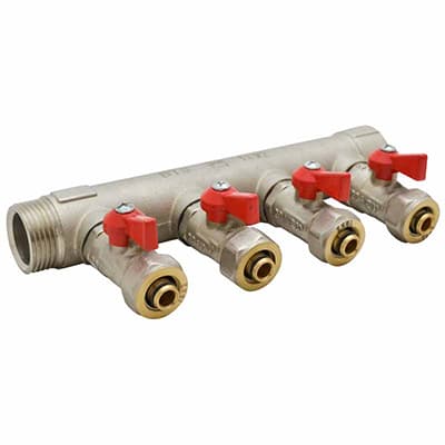 Collettore valvola montaggio 1x16