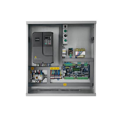 Pannello di comando idraulico con drive + carico / potenza 7.5KW / con funzionalità UPS