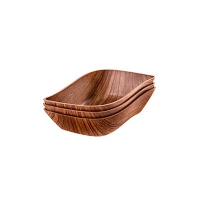 Paket Blütenblatt Schalen (3-teilig) Holzdesign