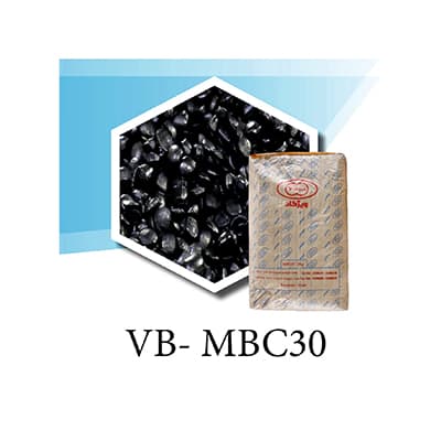 Masterbatch nero con base in polietilene e contenente il 30% di carbonio per la produzione di vari tubi e raccordi in po